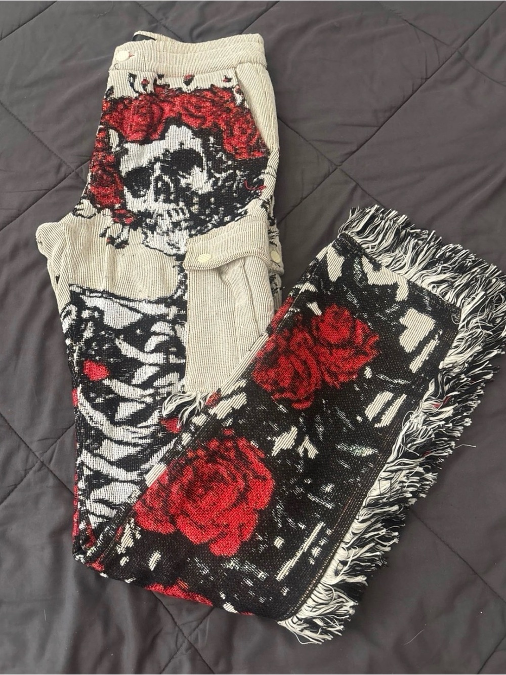 Guapi Tapestry Stacked Pants Size 30/35